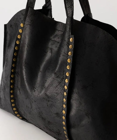 Zaza schoudertas Leer zwart T444