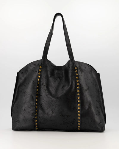 Zaza schoudertas Leer zwart T444