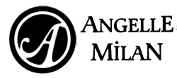Het logo van het merk Angelle Milan