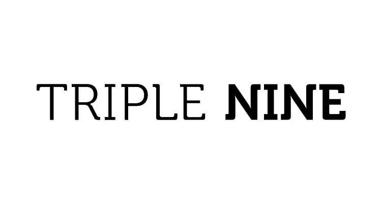 Het logo van het merk Triple Nine