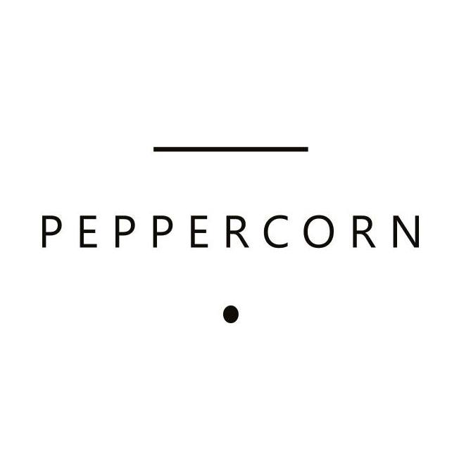 Het logo van het merk Peppercorn