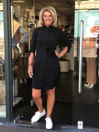 Travelstof jurk mi piace 202092 zwart
