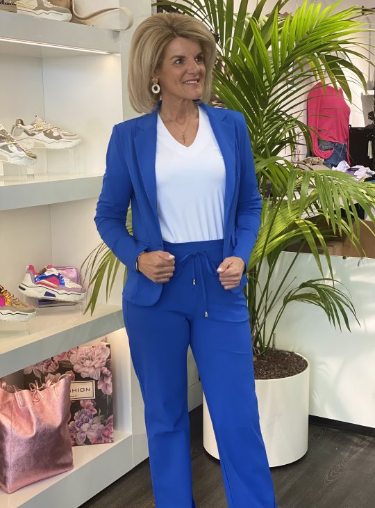Mi Piace Travelstof Blazer royal bleu blauw202015