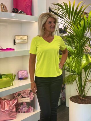 Co Woman Marley Top biscuit lime