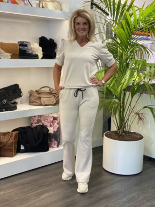 Chastar Broek Recht Model creme 0112