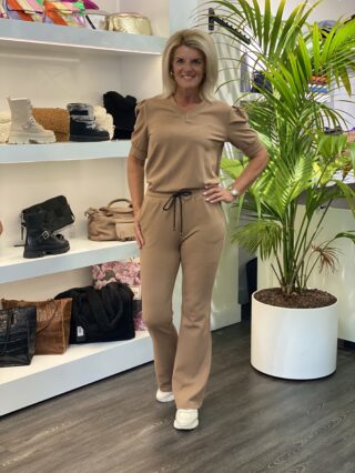 Chastar Broek Recht Model camel 0110