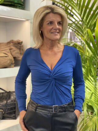 C&amp;S Taya Top saffierblauw