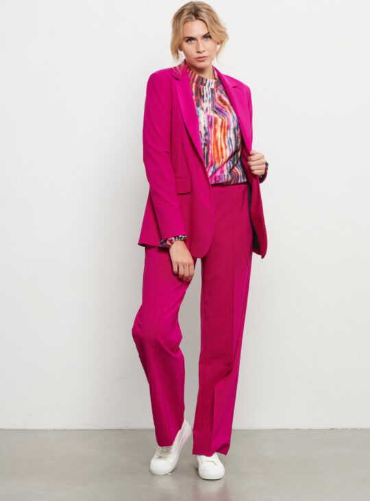 Co Woman Claire Comfort Blazer berry