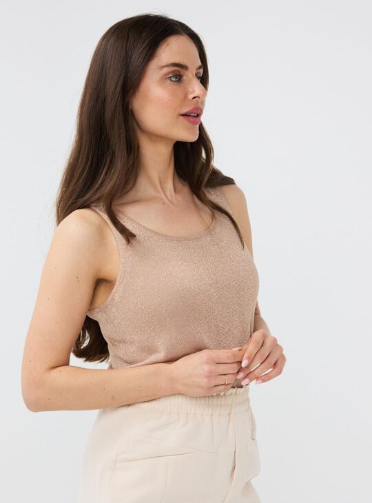 Esqualo Top  camisole lurex