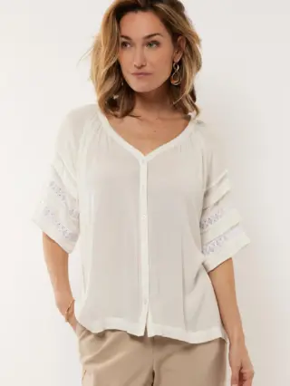 G-Maxx Devi Blouse offwhite