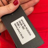 Mi Piace Travelstof Broek 7/8 rood 202024 - Afbeelding 4