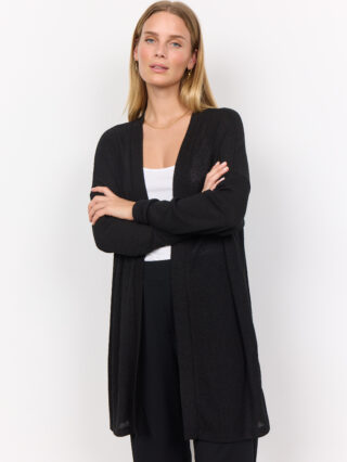 SoyaConcept Delia 4 Lange Vest zwart