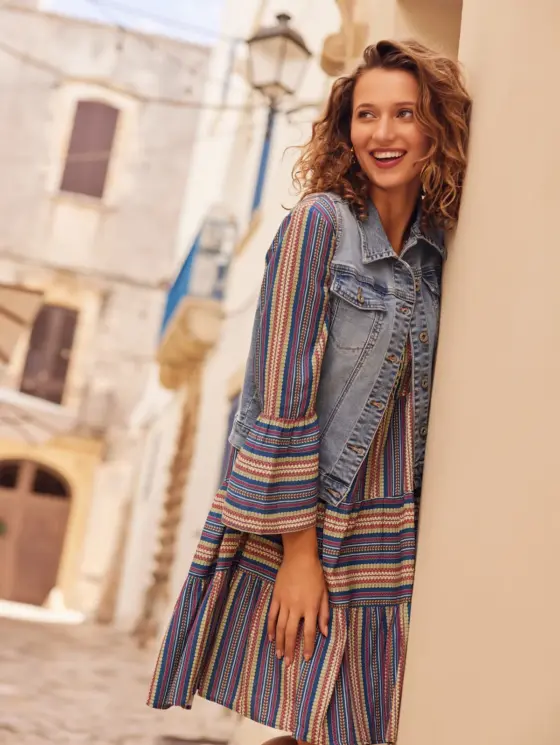 C&S Briella Denim Gilet - Afbeelding 2