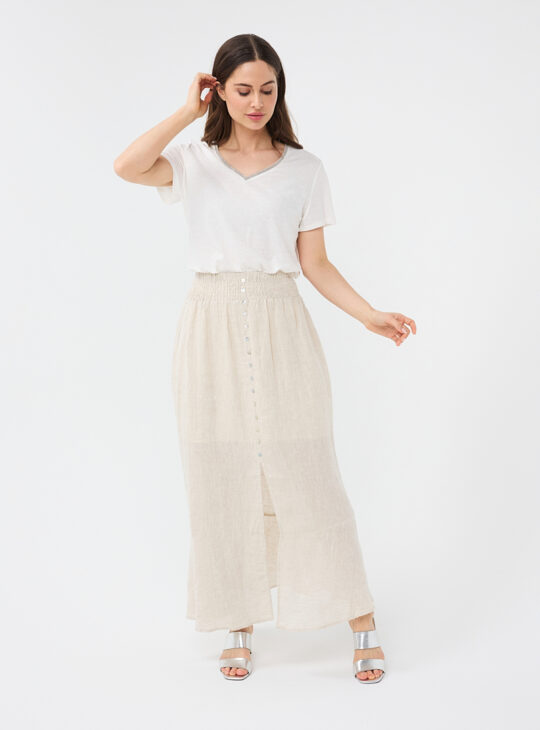 Esqualo Linnen Rok zand HS24.28212