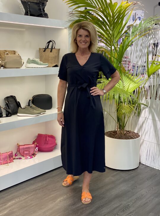 Lady Day Travelstof Joelle Jurk zwart