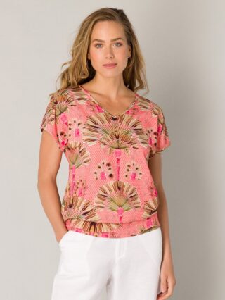 Ivy Beau Clover Top coral/multicolor 4200153