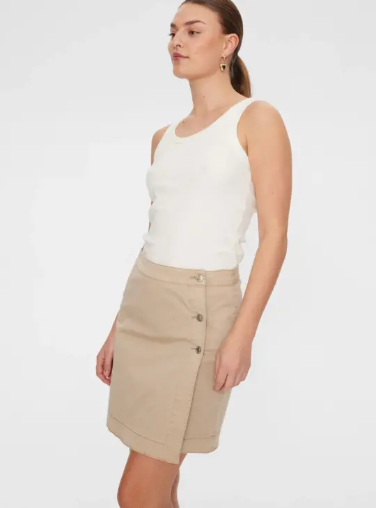Freequent FQHAYSOL Twill Rok simply taupe