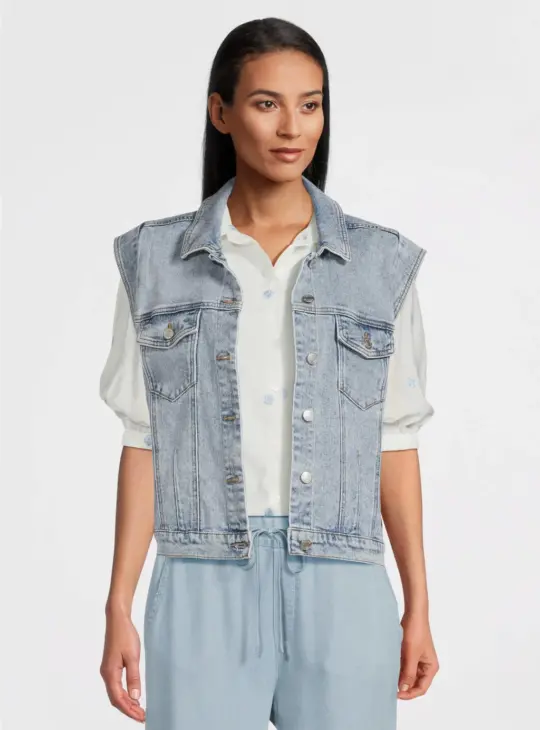 Freequent FQBAGGER-WAISTCOAT spijker gilet