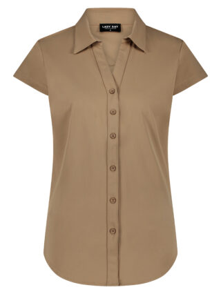 Lady Day Travelstof Suzy Blouse camel