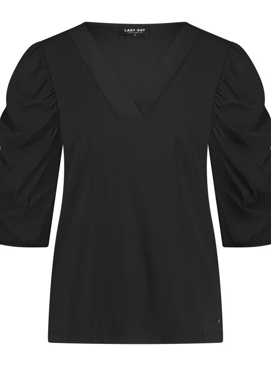 Lady Day Travelstof top josie black