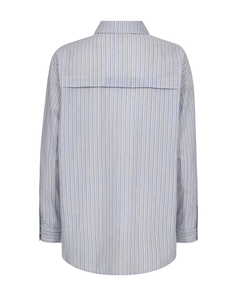 Freequent Feline Blouse striped with rhinestones - Afbeelding 3