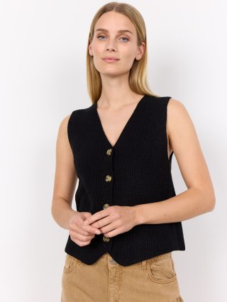 SoyaConcept Ilia 1 Gilet zwart