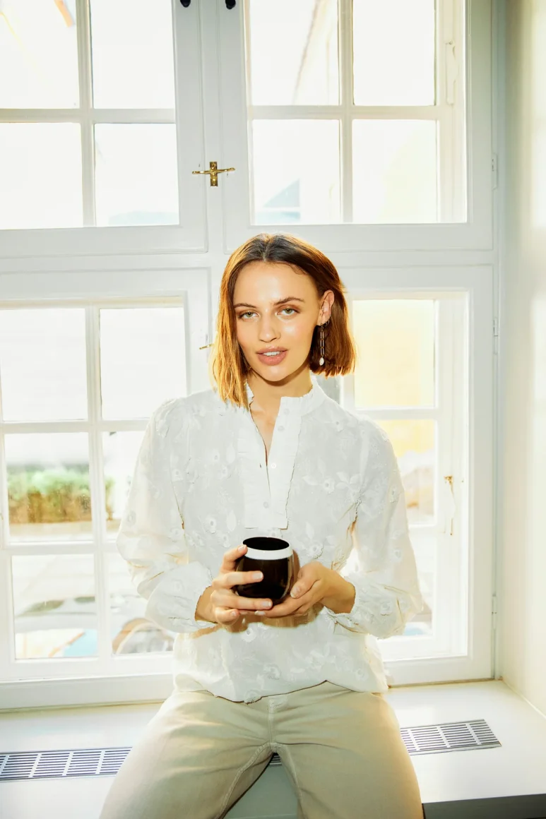 Freequent Darana Blouse off white - Afbeelding 4