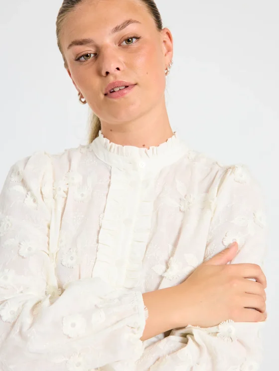 Freequent Darana Blouse off white - Afbeelding 5