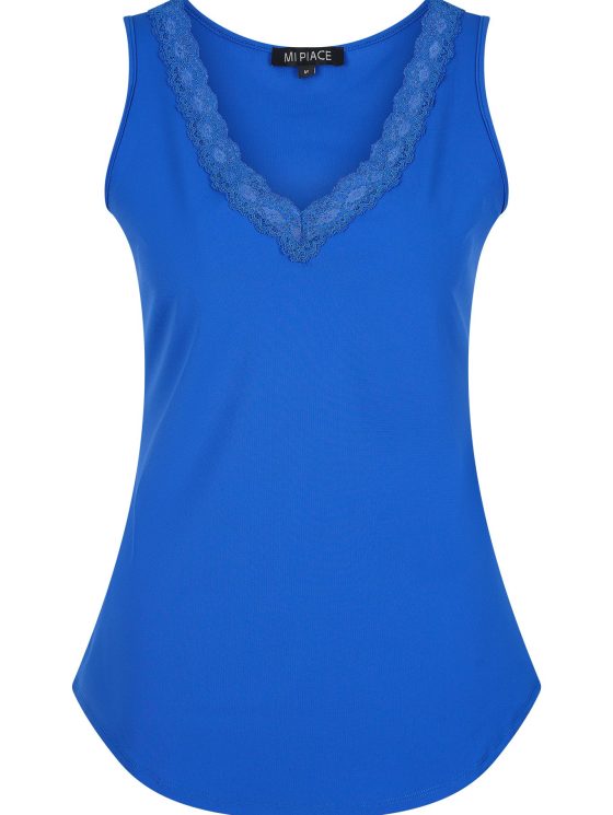 Mi Piace Travelstof Top royal blue 202129