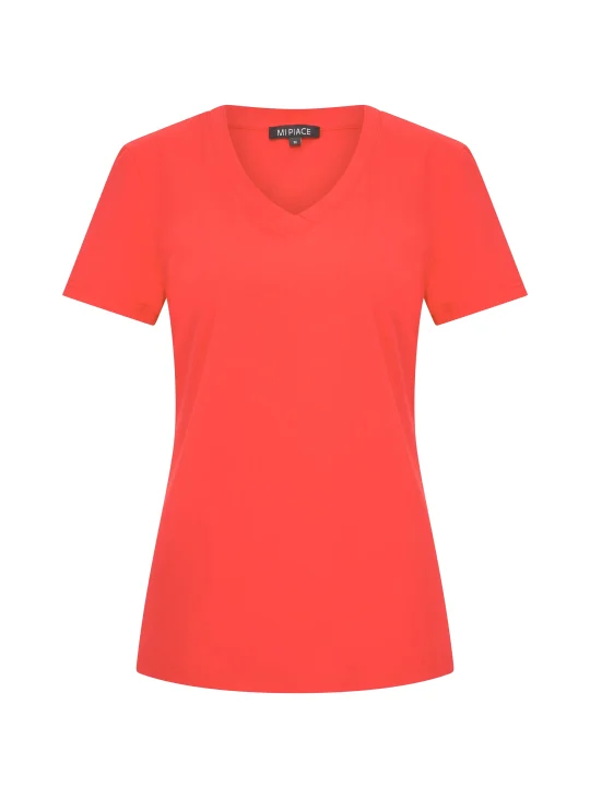 Mi Piace Travelstof Top coral 202080