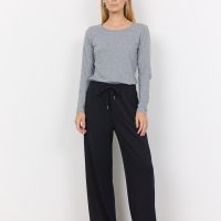 SoyaConcept Nanni 4 Wijde Broek zwart
