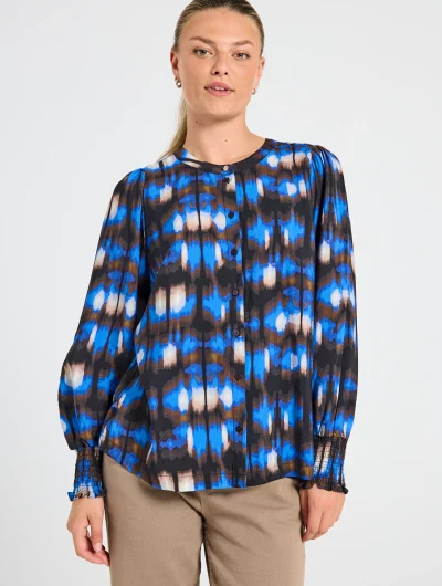 Freequent Julie Blouse black wedgewood
