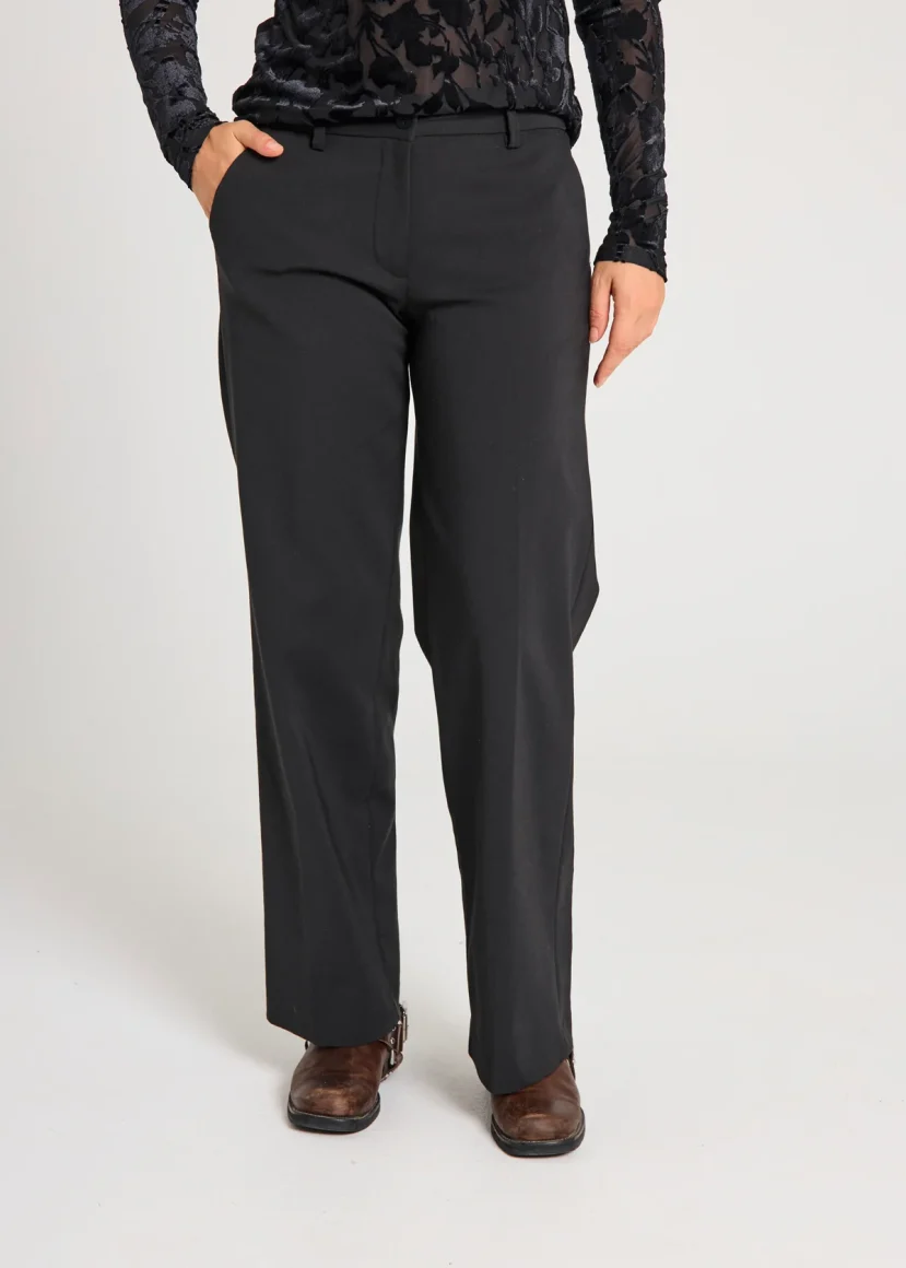 Freequent Isadora Broek pantalon zwart - Afbeelding 2