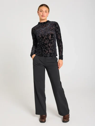 Freequent Isadora Broek pantalon zwart