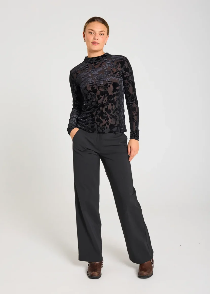 Freequent Isadora Broek pantalon zwart