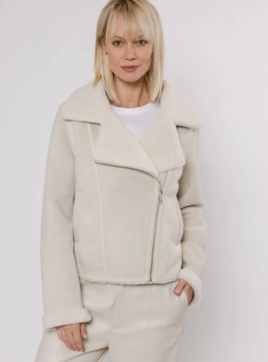 Rino & Pelle Juno Biker jas Jacket birch