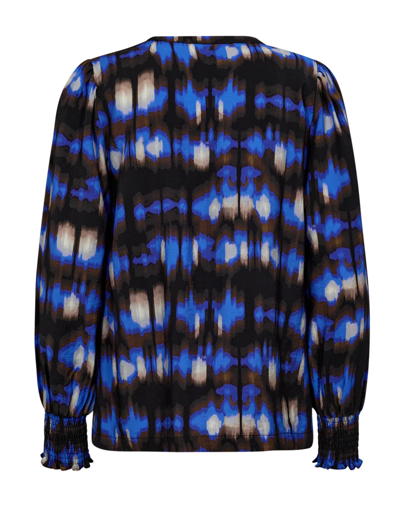 Freequent Julie Blouse black wedgewood - Afbeelding 4