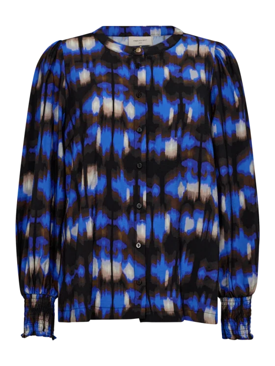 Freequent Julie Blouse black wedgewood - Afbeelding 3