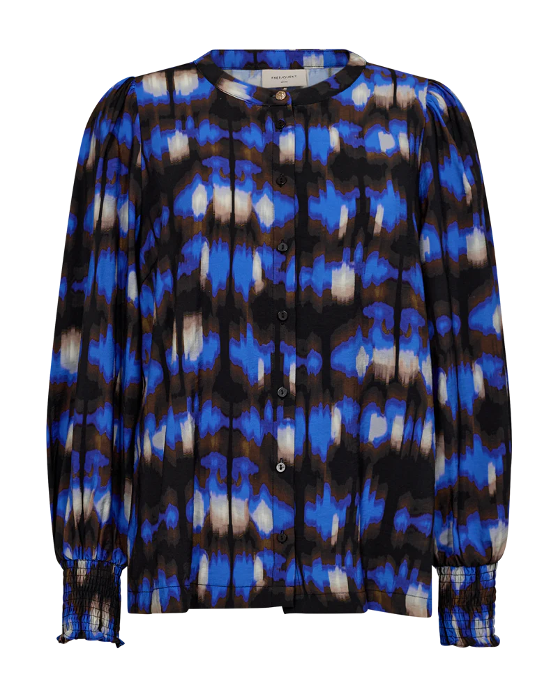 Freequent Julie Blouse black wedgewood - Afbeelding 3