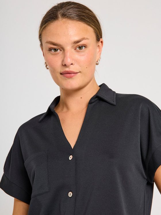 Freequent Rue Blouse zwart - Afbeelding 2