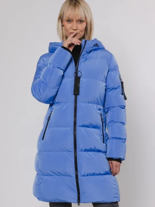 Rino &amp; Pelle Jade Lange Winterjas blue shade