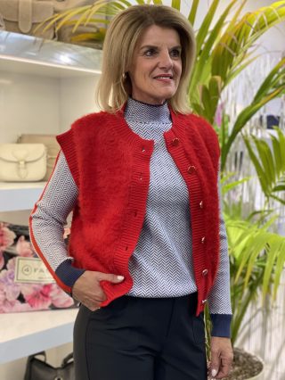 Maicazz Lilara Gilet rood