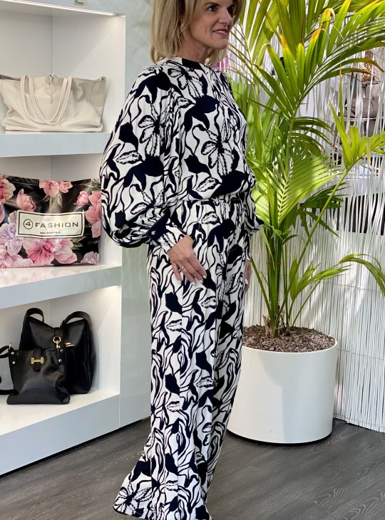 Fluresk Lova Broek zand/zwart