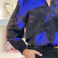 Freequent Silla Blouse black wedgewood - Afbeelding 3