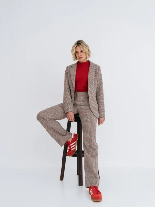 Maicazz Zizo Tanny Broek check print