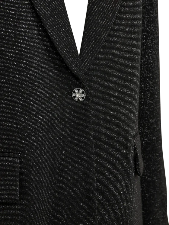 Freequent Nannilux Blazer zwart zilver - Afbeelding 4