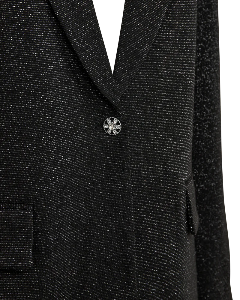 Freequent Nannilux Blazer zwart zilver - Afbeelding 4