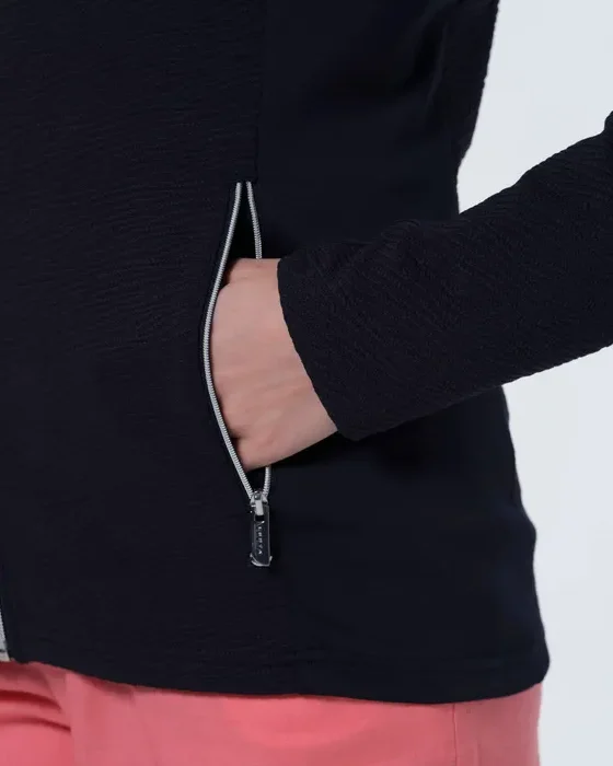 Luhta Ilvesoja vest Jas donkerblauw - Afbeelding 6