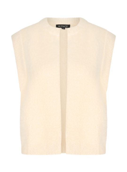 Mi Piace Travelstof Zachte Gilet 202468 offwhite