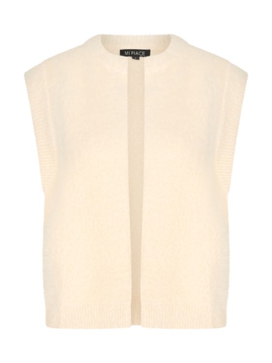 Mi Piace Travelstof Zachte Gilet 202468 offwhite